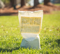 25 lb bag of 0-0-7 pre-emergent granular herbicide to prevent weeds from germinating