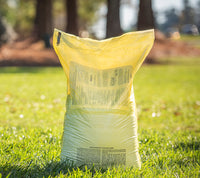 50 lb bag of 16-4-8 fertilizer to pre-emergent granular herbicide to prevent weeds from germinating