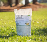 use 16-4-8 fertilizer for lawns that like Nitrogen such as Tall Fescue, Bermuda, and Zoysia lawns; but don't use this on Centipede